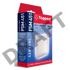 Фильтр-HEPA Topperr 1147 FSM 451 для пылесоса SAMSUNG SC47..,SC43.., SC44..,SC45..,VCDC..,VCMA..
