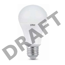 Лампа GAUSS LED Elementary 23215  A60 15W E27 2700K 1/10/40 груша