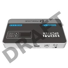 Видео разветвитель HDMI 4K 1-4 (4K/60 4:4:4, plug and play, Вход HDMI 2.0; Выход HDMI 2.0 - 4 шт.)