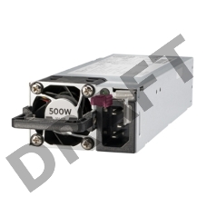 Блок питания HPE 500W Flex Slot Platinum Hot Plug Low Halogen Power Supply Kit с горячей заменой