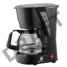 Кофеварка Василиса  КВ2-600 черный ()