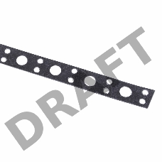 Лента полоса монтажная оцинкованная, перфорированная прямая REXANT 20х0,55 мм, рулон 25 м