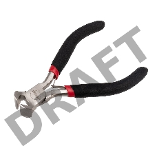 Кусачки торцевые REXANT Мини 100 мм никелированные, авторазжим, обливные рукоятки