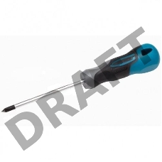 Отвертка GROSS 12156 PZ1 x 75 мм  S2, трехкомпонентная ручка