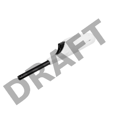 Бытовая газовая пьезозажигалка с классическим пламенем многоразовая (1 шт.) белая СК-306 СОКОЛ