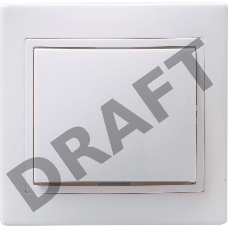 Выключатель 1-кл. СП КВАРТА 10А IP20 ВС10-1-0-КБ бел. ИЭК EVK10-K01-10-DM