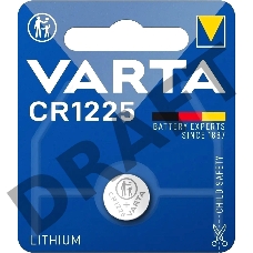Батарейка Varta ELECTRONICS CR1225 BL1 Lithium 3V (6225) (1/10/100)