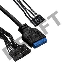 Корпус Miditower ExeGate CP-606U-AB350 (ATX, AB350 с вент. 8см, 1*USB+1*USB3.0, аудио)