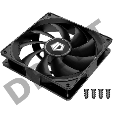 Вентилятор для корпуса ID-Cooling 120x120mm 3pin 1250rpm Black (FL-12025K)