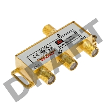 ДЕЛИТЕЛЬ  ТВ х 3 + 4шт. F   