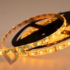 LED лента силикон, 10 мм, IP65, SMD 5050, 60 LED/m, 12 V, цвет свечения желтый