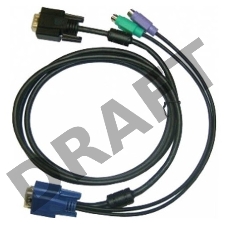Переключатель D-Link DKVM-IPCB/10 Упаковка 10 кабелей KVM для устройств DKVM-IP1/IP8, длина 1.8м 