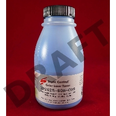 Тонер для принтера Static Control HP2025-80B-COS голубой (флакон 80гр) для HP CP2020/2025/2320