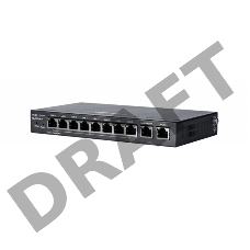 Коммутатор Reyee 10-Port Gigabit Cloud Managed Gataway, support up to 8 POE/POE+ ports with 70W POE Power budget, up to 4 WAN ports, support up to 200 concurrent users, 500Mbps.