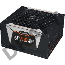 Блок питания Gigabyte ATX 750W AORUS GP-AP750GM 80+ gold 24+2x(4+4) pin APFC 135mm fan 6xSATA Cab Manag RTL