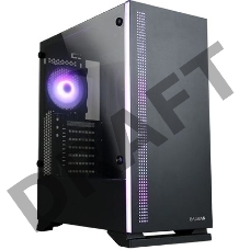Корпус ZALMAN S5, ATX, BLACK, WINDOW, 2xCOMBO (3.5