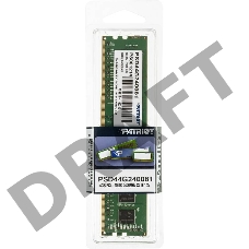 Модуль памяти Patriot DIMM DDR4 4GB PSD44G240081 {PC4-19200, 2400MHz}