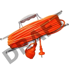 UNIVersal Удлинитель шнур на рамке УШ-10 IP-54 ПВС 3*0,75 1гн. з/к 40м 9632025