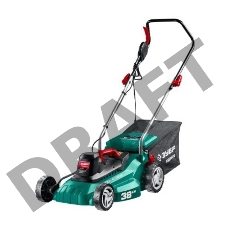 Газонокосилка ЗУБР ГСЦ-38-1700  сетевая, 1700 Вт, ш/с 380 мм, 9.9 кг
