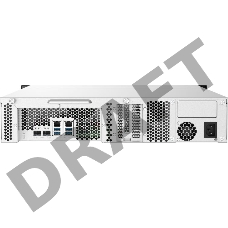 Сетевое хранилище без дисков SMB QNAP TS-832PXU-4G 8-Bay AL324 quad-core 1.7 GHz 2U rackmount NAS, 4GB DDR4 UDIMM RAM (max 1x16GB), SATA 6Gb/s, 2x 10GbE SFP+ LAN, 2x2.5 GbE LAN, 1x PCIe Gen2 x2 slot. W/o RAIL-B02