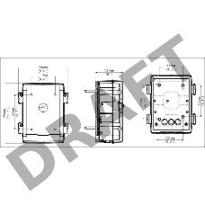 Монтажная коробка Uniview TR-JB12-IN для PTZ камер, 296мм x 244мм x 127мм, 2.5кг