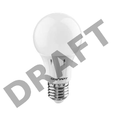 Лампа светодиодная 61 141 OLL-A60-12-230-6.5K-E27 грушевидная ОНЛАЙТ 61141