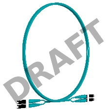 Патч-корд Panduit FZ2ELLNLNSNM002 2x50/125 OM4 LC дуплекс-LC дуплекс 2м LSZH аквамарин