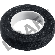 Изолента ЗУБР Электрик Про, Х/Б, 10 м, черная