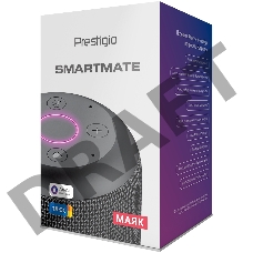 Умная колонка Smartmate, PSS101Y_BK, smart speaker with Yandex Alisa voice assistant, built-in 7.4V@ 2x2200mAh battery, 2x3W sound power, 4 sensitive microphones, Wi-Fi/Bluetooth modes, AUX port, 3 month of Yandex.Plus included, compact design, black colo