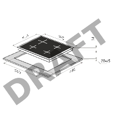 Варочная комбинированная панель MAUNFELD EEHE.64.4B