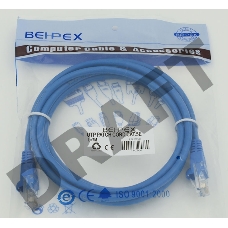 Сетевое оборудование  Patchcord molded 5E Copper 3m Blue