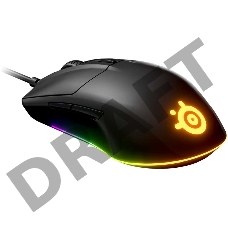 Мышь Steelseries Rival 3 черный оптическая (8500dpi) USB (6but)