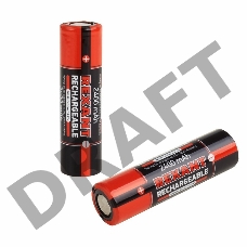 Аккумулятор 18650 unprotected Li-ion 2400 mAH 3.7 В REXANT