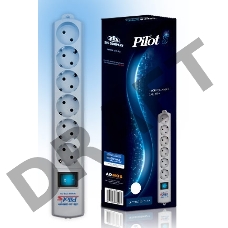 Сетевой фильтр  ZIS Фильтр Pilot - S {5 евро, 1 росс.} 3 м  