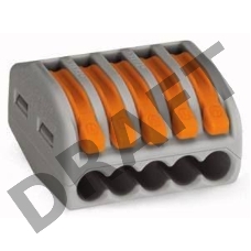 Клеммник 5х(0.08-2.5) WAGO 222-415