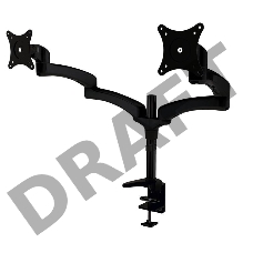 Кронштейн для мониторов Cactus CS-VM-FE124D-BK черный 15