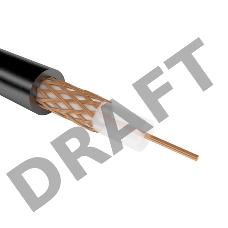 Кабель коаксиальный REXANT РК 75-4-11АИ, бухта 200 м, черный