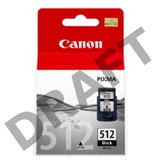 Картридж струйный PG-512Bk (2969B007), для Canon PIXMA MP240, 260, 480, Черный, 401 стр.