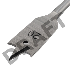 Сверло перовое по дереву 45х152 мм (шестигранный хвостовик) Kranz