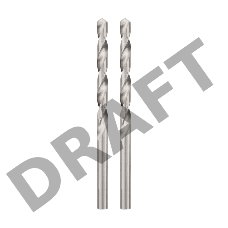 Сверло по металлу 3,0 мм HSS (2 шт. в упаковке) DIN 338 Kranz