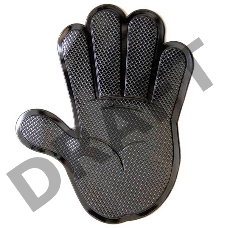 Коврик на приборную панель Wiiix SP-05 черный