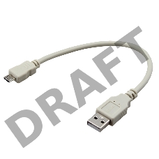 Кабель REXANT (18-1162) Шнур  micro USB (male) - USB-A (male)  0.2M