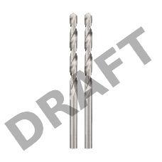 Сверло по металлу 2 мм HSS (2 шт. в упаковке) DIN 338 Kranz