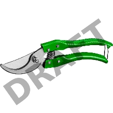 Секатор PC-25 со стальными эргономичными рукоятками, плоскостной, 200 мм, РОСТОК