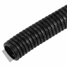 Труба автомобильная гофрированная ПП, Ø25,8 мм, разрезная, бухта 30 м/уп.