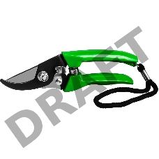 Секатор компактный с пластиковыми рукоятками РОСТОК PC-71 плоскостной, 180 мм