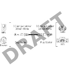 Кабель аудио Hama H-205262 Jack 3.5 (m)/Jack 3.5 (m) 1.5м. черный (00205262)