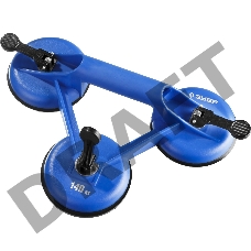 Стеклодомкрат ЗУБР 3372-3_z01  профессионал пластиковый тройной 140кг