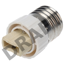 Переходник цокольный E27-G9 белый REXANT