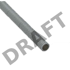 Труба гофрированная ПВХ d20мм с зондом сер. (100м) Рувинил 12001(100)